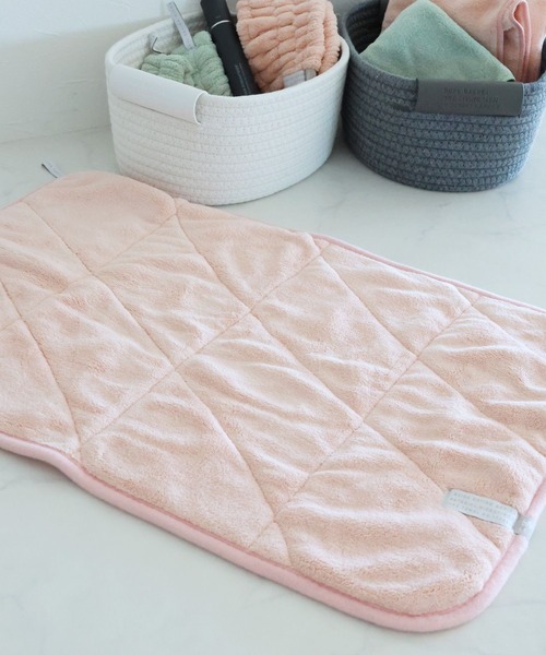 LAKOLE（ラコレ）の「クイックドライバスマット / 251712（バス/トイレグッズ・レディース・ブルー/グレー/チャコール/グリーン/ピンク・FREE）」の5枚目の写真