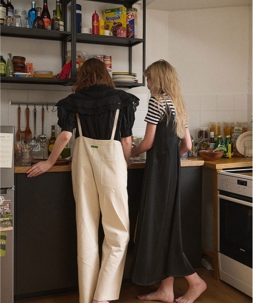 SILKY SIDE POCKET DRESS（ワンピース）｜GREEN BUTTER
