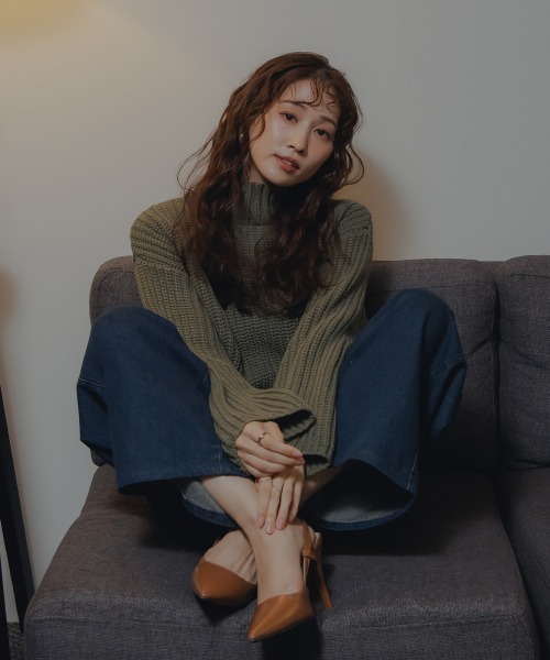 Petitjo（プッチージョ）の「小さいサイズ　綿100%ウエストタックハイウエストワイドデニムパンツ　低身長さん・小柄女性（その他パンツ・レディース・ネイビー系/ネイビー・PSS/PS/PM/PL）」の21枚目の写真