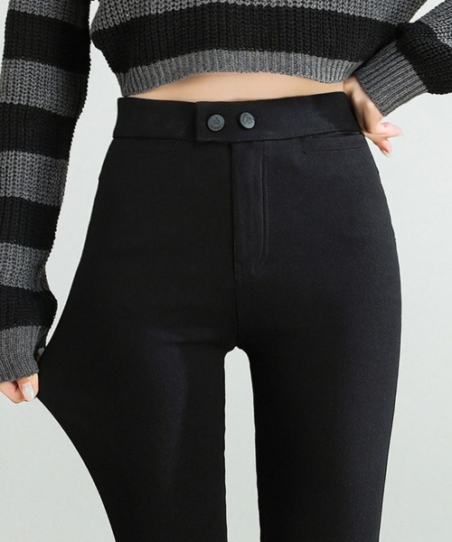SallyLunn(サリーラン)の「ハイウエストストレッチスキニーパンツ(その他パンツ・レディース・ブラック・X-LARGE/LARGE/MEDIUM)」の1枚目の写真