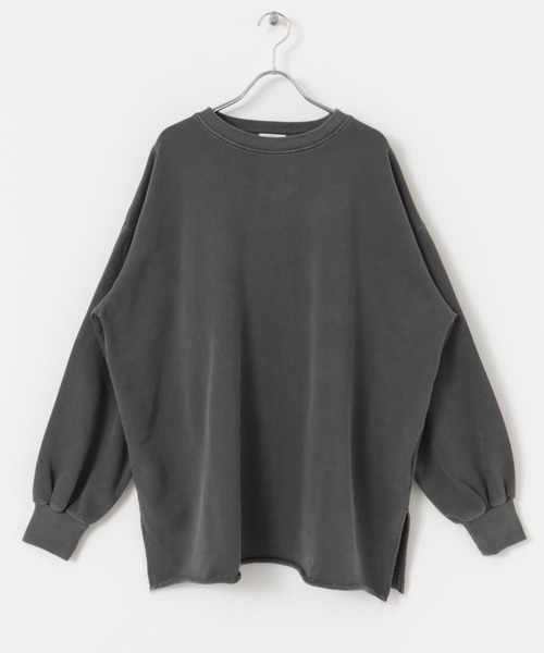 ITEMS URBANRESEARCH(アイテムズ アーバンリサーチ)の「ピグメント裏毛オーバースウェット(スウェット・レディース・ブラック/ブラウン/ブルー・FREE)」の17枚目の写真