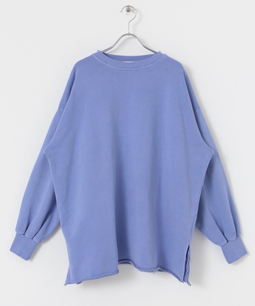 ITEMS URBANRESEARCH(アイテムズ アーバンリサーチ)の「ピグメント裏毛オーバースウェット(スウェット・レディース・ブラック/ブラウン/ブルー・FREE)」の19枚目の写真