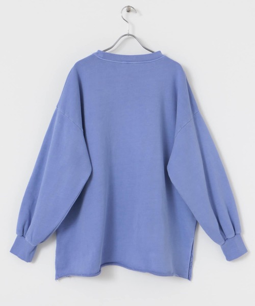 ITEMS URBANRESEARCH(アイテムズ アーバンリサーチ)の「ピグメント裏毛オーバースウェット(スウェット・レディース・ブラック/ブラウン/ブルー・FREE)」の21枚目の写真