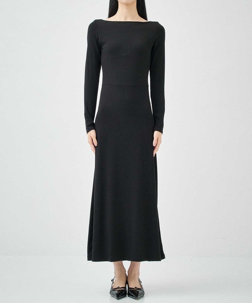 ワンピース determ Collagen Open Back Dress Collagen Open Back Dress – determ;