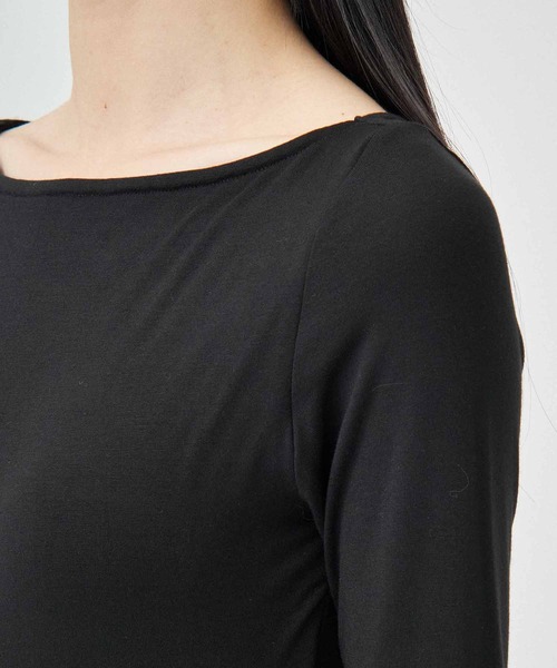 STUDIOUS（ステュディオス）の「【determ/デターム】Collagen Open Back Dress/バックオープンドレス/ワンピース（ドレス・レディース・ブラック・0）」の9枚目の写真