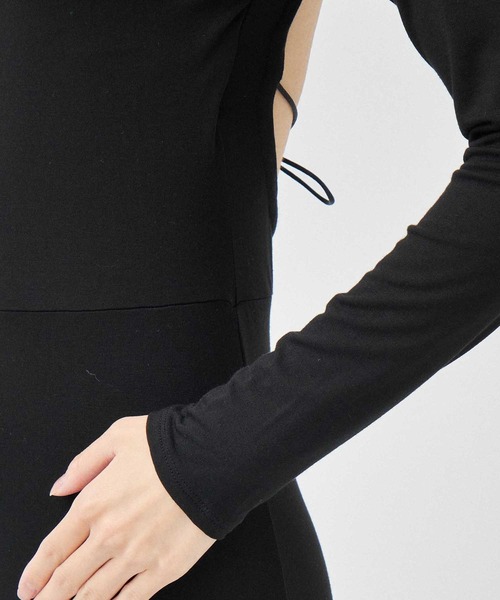 determ/デターム】Collagen Open Back Dress/バックオープン