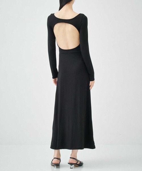 determ/デターム】Collagen Open Back Dress/バックオープンドレス