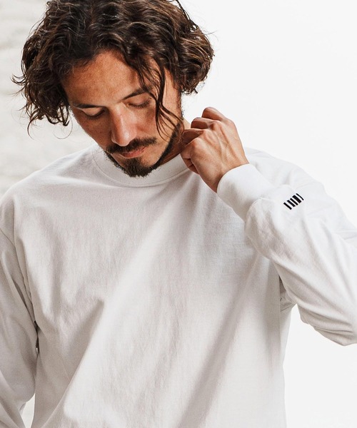 felkod(フィルコッド)の「mlt5090- Dry touch Relax Silhouette Long Sleeve Cut sew カットソー(Tシャツ/カットソー・メンズ・グリーン/ホワイト/ブラック・XL/L/M/S)」の2枚目の写真