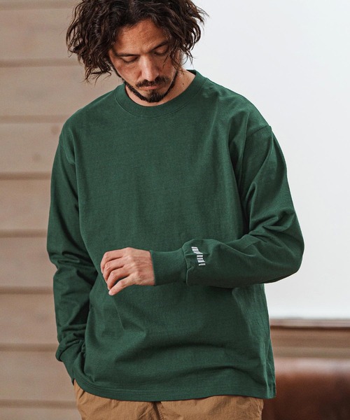 felkod(フィルコッド)の「mlt5090- Dry touch Relax Silhouette Long Sleeve Cut sew カットソー(Tシャツ/カットソー・メンズ・グリーン/ホワイト/ブラック・XL/L/M/S)」の10枚目の写真