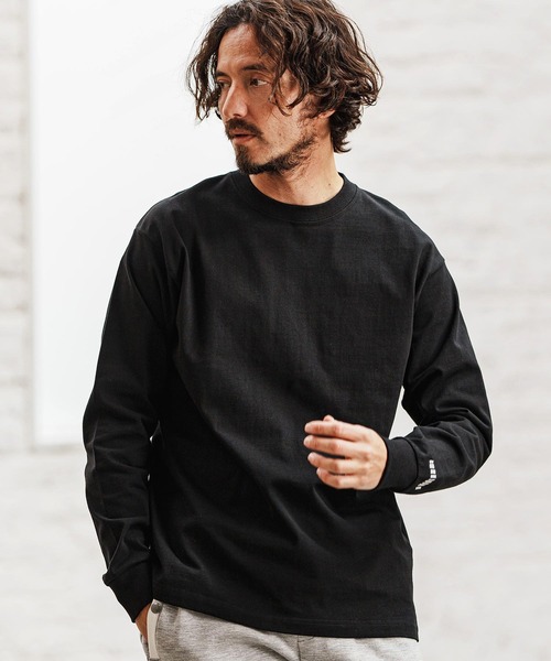 felkod(フィルコッド)の「mlt5090- Dry touch Relax Silhouette Long Sleeve Cut sew カットソー(Tシャツ/カットソー・メンズ・グリーン/ホワイト/ブラック・XL/L/M/S)」の18枚目の写真