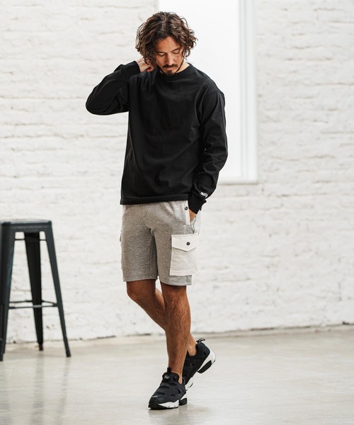 felkod(フィルコッド)の「mlt5090- Dry touch Relax Silhouette Long Sleeve Cut sew カットソー(Tシャツ/カットソー・メンズ・グリーン/ホワイト/ブラック・XL/L/M/S)」の19枚目の写真