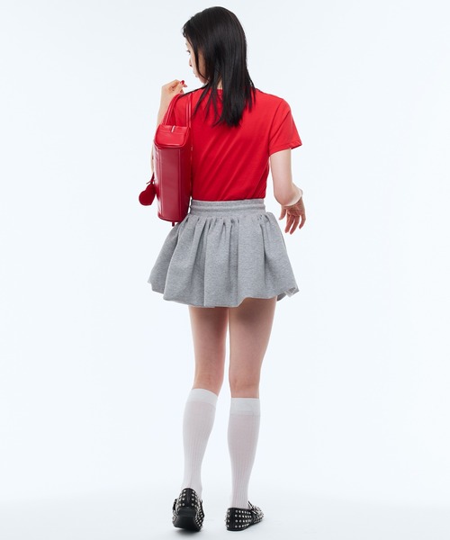 Narcissus（ナルシス）の「ボンディングミニスカート（スカート・レディース・ブラック/グレー・FREE）」の6枚目の写真