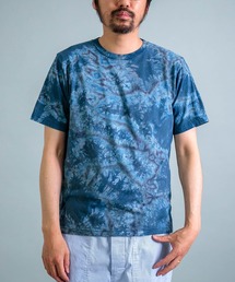 OMNIGOD | [OMNIGOD mens / オムニゴッド] 30/1天竺 ショートスリーブTシャツ (Indigo)(Tシャツ/カットソー)