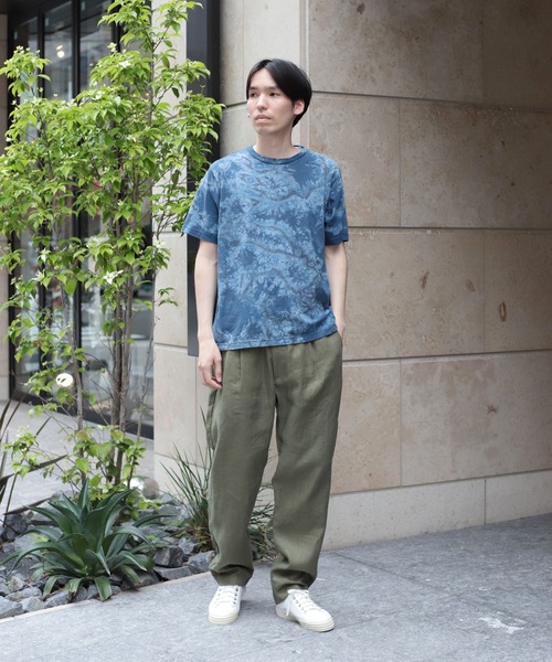 OMNIGOD（オムニゴッド）の「[OMNIGOD mens / オムニゴッド] 30/1天竺 ショートスリーブTシャツ (Indigo)（Tシャツ/カットソー・メンズ・ホワイト系その他/ブルー系その他・2/3/4）」の17枚目の写真