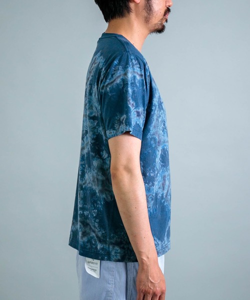 OMNIGOD（オムニゴッド）の「[OMNIGOD mens / オムニゴッド] 30/1天竺 ショートスリーブTシャツ (Indigo)（Tシャツ/カットソー・メンズ・ホワイト系その他/ブルー系その他・2/3/4）」の11枚目の写真