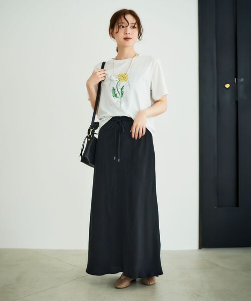 le.coeur blanc（ルクールブラン）の「《一部店舗/WEB限定》MILLELA FIRENZEギャザーハンドルバッグ（ショルダーバッグ・レディース・ブラック/ベージュ・FREE）」の16枚目の写真