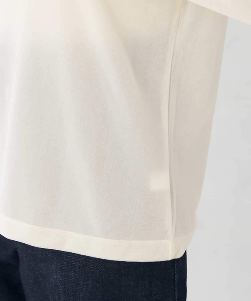 a.v.v(アーヴェヴェ)の「シアーベロアトップス(Tシャツ/カットソー・レディース・クリーム/アイボリー・36/38/40)」の5枚目の写真