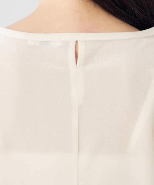 a.v.v(アーヴェヴェ)の「シアーベロアトップス(Tシャツ/カットソー・レディース・クリーム/アイボリー・36/38/40)」の6枚目の写真