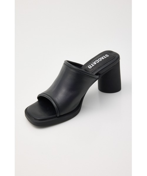 STACCATO（スタッカート）の「スクエアマルモミュールサンダル（サンダル・レディース・ブラック/ホワイト・22.5cm/23cm/23.5cm/24cm/24.5cm）」の9枚目の写真