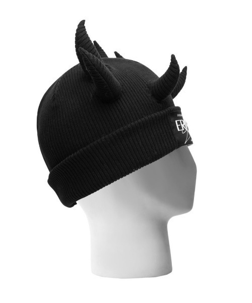 E RIN AI E（オリンアイ）の「【E RIN AI E】EVIL（ニットキャップ/ビーニー・メンズ・ブラック・ONE SIZE）」の9枚目の写真