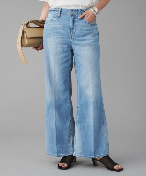 UNTITLED(アンタイトル)の「◆【 Healthy DENIM 】別注Turnipルーズフレアデニム(その他パンツ・レディース・サックスブルー・00/01/02/03)」の1枚目の写真