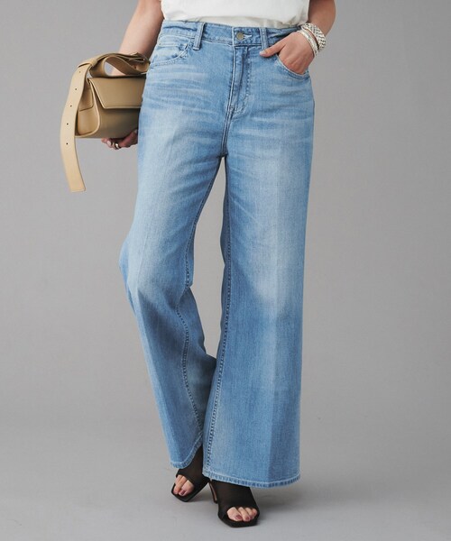 UNTITLED(アンタイトル)の「◆【 Healthy DENIM 】別注Turnipルーズフレアデニム(その他パンツ・レディース・サックスブルー・00/01/02/03)」の2枚目の写真