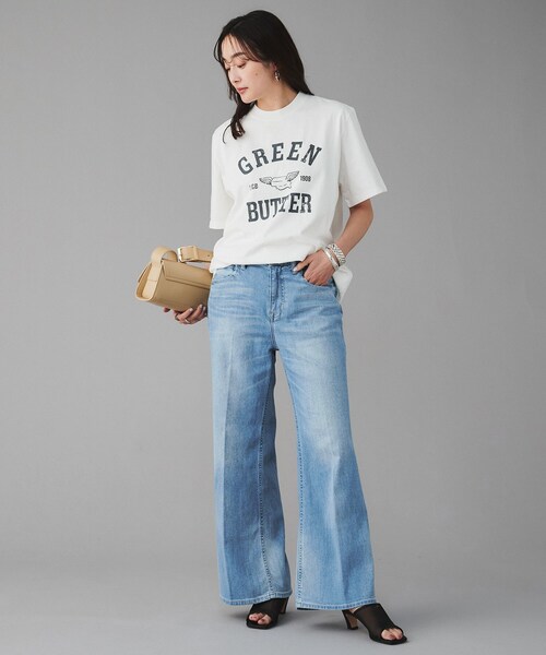 UNTITLED(アンタイトル)の「◆【 Healthy DENIM 】別注Turnipルーズフレアデニム(その他パンツ・レディース・サックスブルー・00/01/02/03)」の4枚目の写真