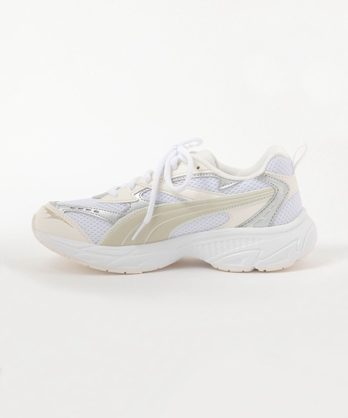 PUMA（プーマ）の「【PUMA（プーマ）】モーフィックメタリック(WOMENS)（スニーカー・レディース・ホワイト・MEDIUM/LARGE）」の2枚目の写真
