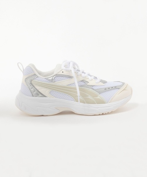 PUMA（プーマ）の「【PUMA（プーマ）】モーフィックメタリック(WOMENS)（スニーカー・レディース・ホワイト・MEDIUM/LARGE）」の3枚目の写真
