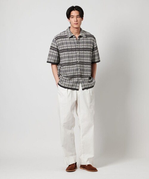 Coohem（コーヘン）の「【別注】＜COOHEM＞ チェック ニットシャツ（シャツ/ブラウス・メンズ・ブラウン・M/L）」の2枚目の写真