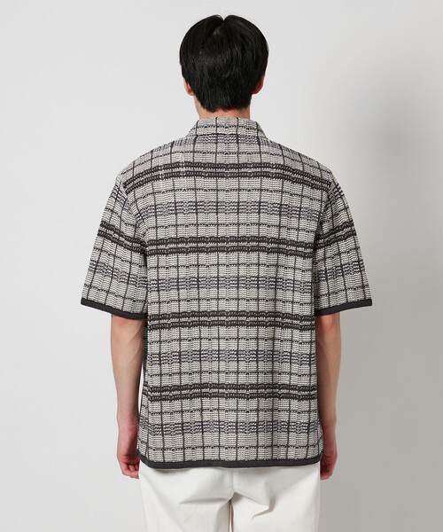 Coohem（コーヘン）の「【別注】＜COOHEM＞ チェック ニットシャツ（シャツ/ブラウス・メンズ・ブラウン・M/L）」の5枚目の写真