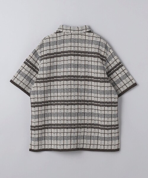 Coohem（コーヘン）の「【別注】＜COOHEM＞ チェック ニットシャツ（シャツ/ブラウス・メンズ・ブラウン・M/L）」の7枚目の写真