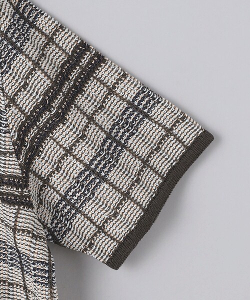 Coohem（コーヘン）の「【別注】＜COOHEM＞ チェック ニットシャツ（シャツ/ブラウス・メンズ・ブラウン・M/L）」の9枚目の写真