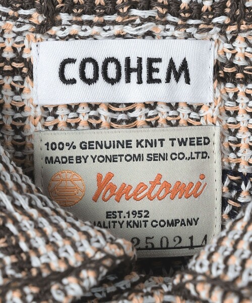 Coohem（コーヘン）の「【別注】＜COOHEM＞ チェック ニットシャツ（シャツ/ブラウス・メンズ・ブラウン・M/L）」の12枚目の写真