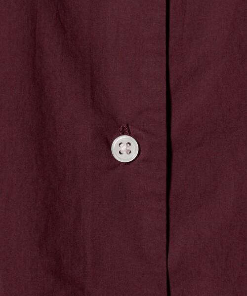 CITEN（シテン）の「＜CITEN＞ソデギャザーシャツ（シャツ/ブラウス・レディース・ライトブルー/オフホワイト/ワイン・FREE）」の4枚目の写真