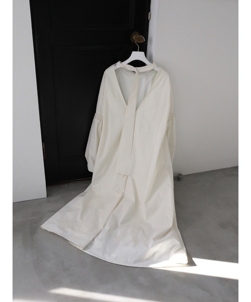 Katrin TOKYO（カトリーントーキョー）の「back open volume onepiece（ワンピース・レディース・グリーン/ホワイト/ブラック・FREE/XS）」の12枚目の写真