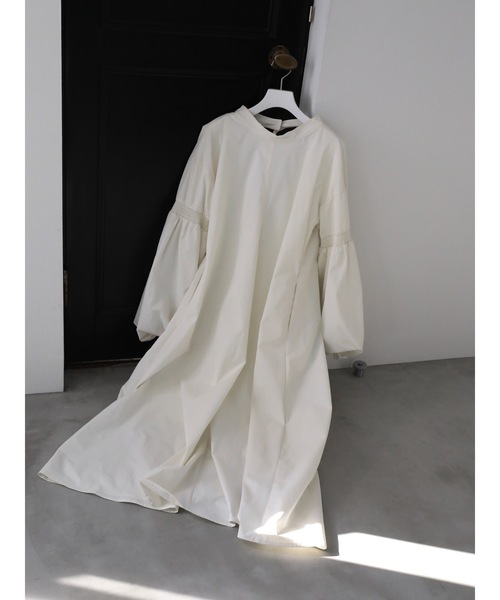 Katrin TOKYO（カトリーントーキョー）の「back open volume onepiece（ワンピース・レディース・グリーン/ホワイト/ブラック・FREE/XS）」の13枚目の写真