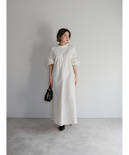 Katrin TOKYO（カトリーントーキョー）の「back open volume onepiece（ワンピース・レディース・グリーン/ホワイト/ブラック・FREE/XS）」の5枚目の写真