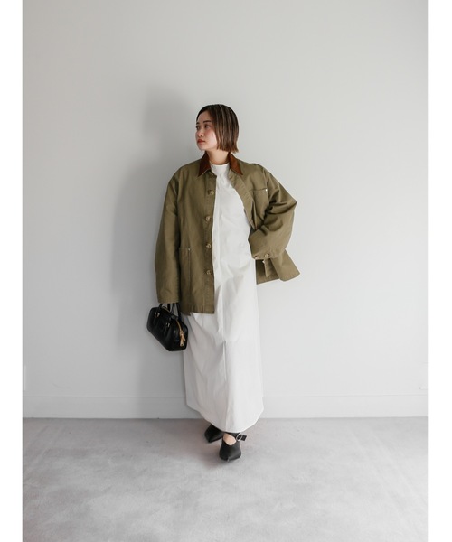 Katrin TOKYO（カトリーントーキョー）の「back open volume onepiece（ワンピース・レディース・グリーン/ホワイト/ブラック・FREE/XS）」の11枚目の写真