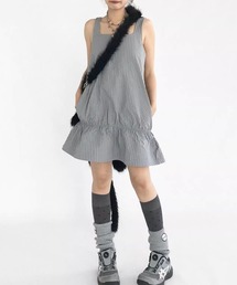 Sibra | フリルヘムチェックキャミワンピ(ワンピース)