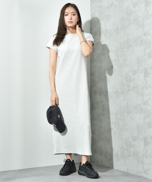 CLOCHE ワンピース サイズ02 INTERPLANET ワンピース 「CLOCHE」カップ付リブ