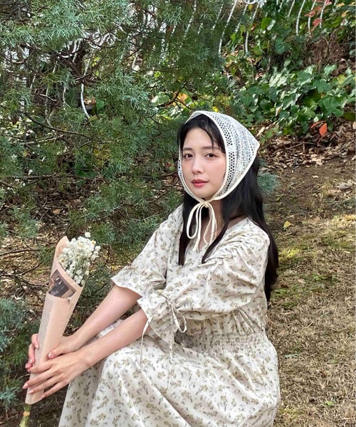 AS KNOW AS plus(アズノゥアズプラス)の「●リボンとキラ釦5分袖ワンピース(ワンピース・レディース・ブラック系/アイボリー系/ピンク系/ブラック/ブルーグレー/ブルー系その他/ブラック系1/アイボリー系1/ブラック系その他・FREE)」の21枚目の写真
