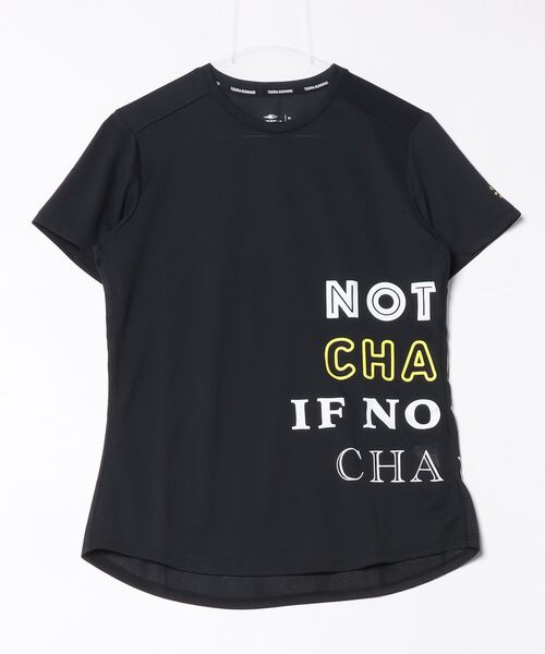 TIGORA(ティゴラ)の「ティゴラ TIGORA ランニング レディース半袖Tシャツ サイドロゴグラフィック(Tシャツ/カットソー・レディース・ライトグレー/ブラック・S/M/L/XL)」の2枚目の写真