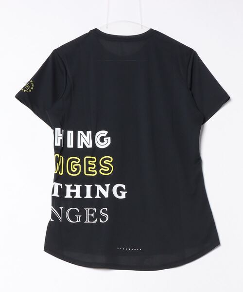 TIGORA(ティゴラ)の「ティゴラ TIGORA ランニング レディース半袖Tシャツ サイドロゴグラフィック(Tシャツ/カットソー・レディース・ライトグレー/ブラック・S/M/L/XL)」の3枚目の写真