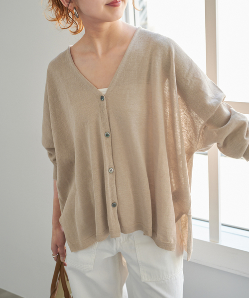 FRAMeWORK｜ギマコットンカーディガン | Rakuten Fashion(楽天