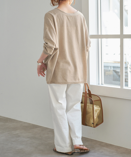 spick&span ギマコットンオーバーサイズカーディガン Spick & Span｜ギマコットンオーバーサイズカーディガン | Rakuten