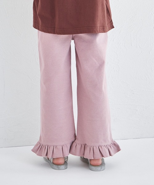 pairmanon(ペアマノン)の「ストレッチ素材 裾フリル パンツ(その他パンツ・キッズ・ピンク/ドット/ベージュ/グリーン系その他/ブラック・140/110/120/100/150/90/130)」の18枚目の写真