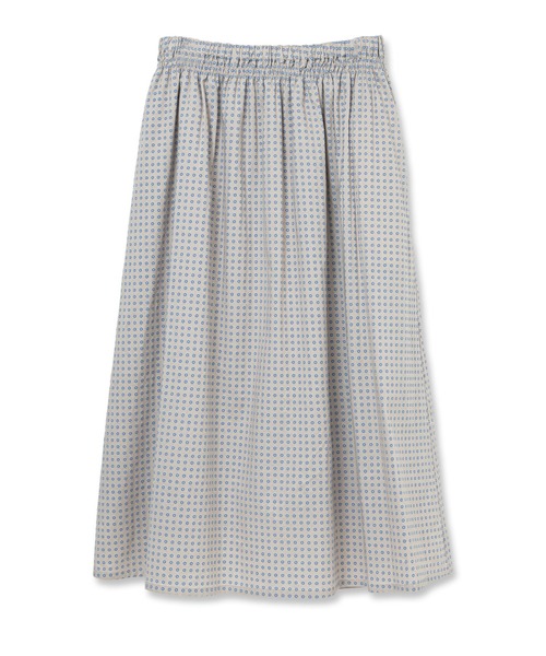 LA MARINE FRANCAISE（マリン フランセーズ）の「オリジナルroundプリントスカート（スカート・レディース・ブラック/ベージュ・0/1）」の2枚目の写真