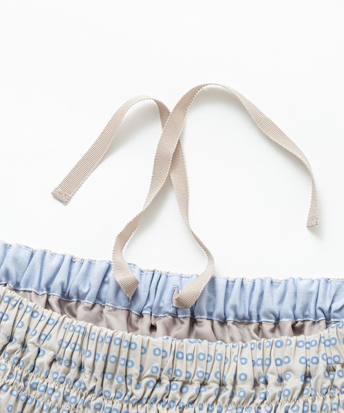 LA MARINE FRANCAISE（マリン フランセーズ）の「オリジナルroundプリントスカート（スカート・レディース・ブラック/ベージュ・0/1）」の7枚目の写真