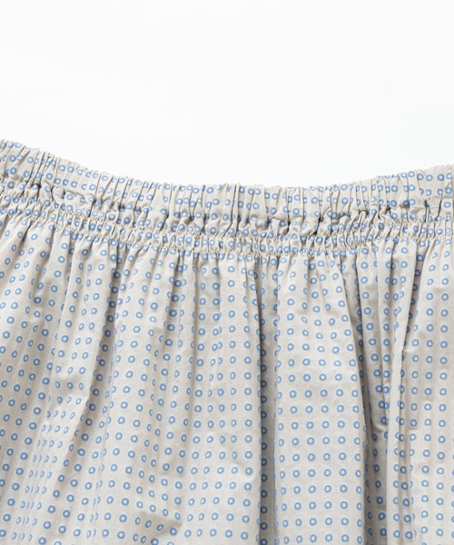 LA MARINE FRANCAISE（マリン フランセーズ）の「オリジナルroundプリントスカート（スカート・レディース・ブラック/ベージュ・0/1）」の8枚目の写真